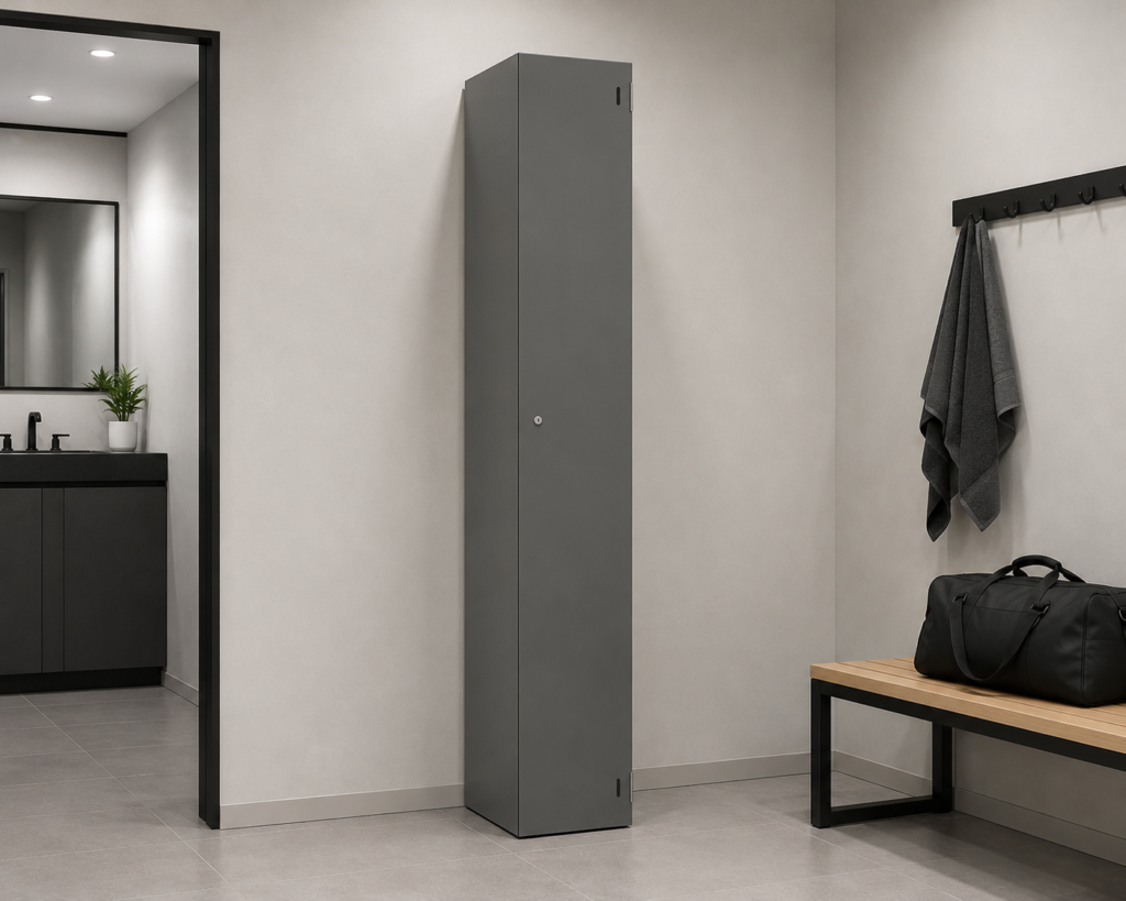 1 door laminate lockers uk
