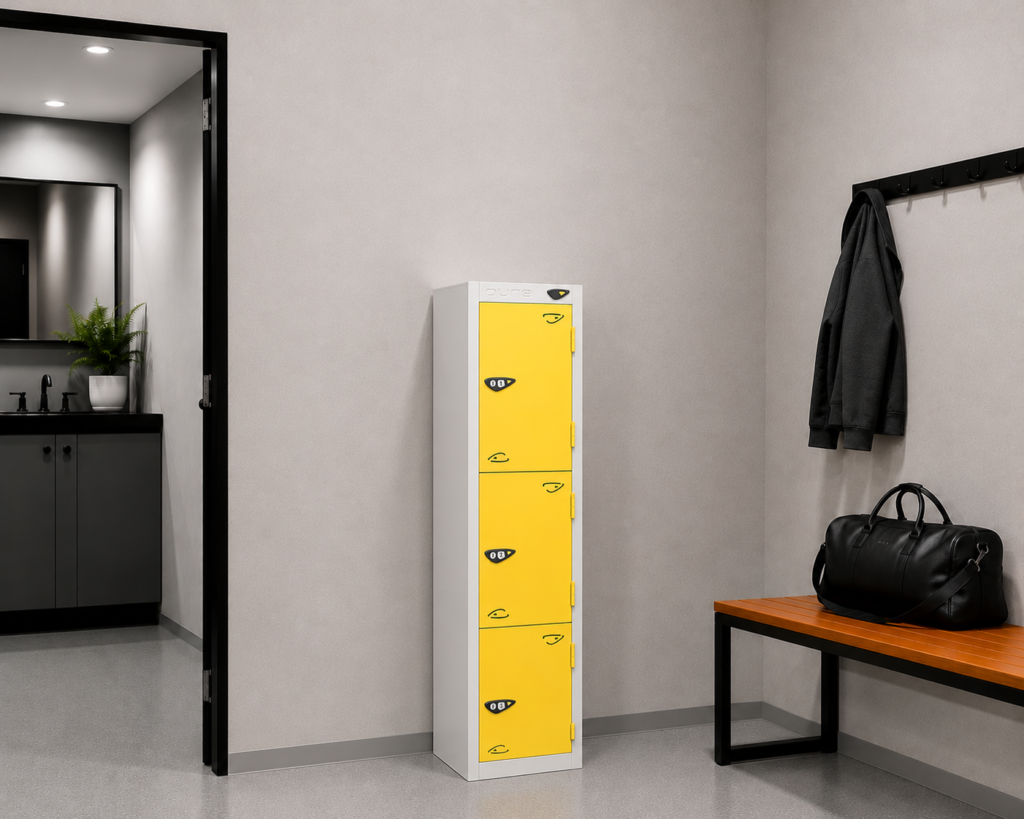 3 door low height lockers uk