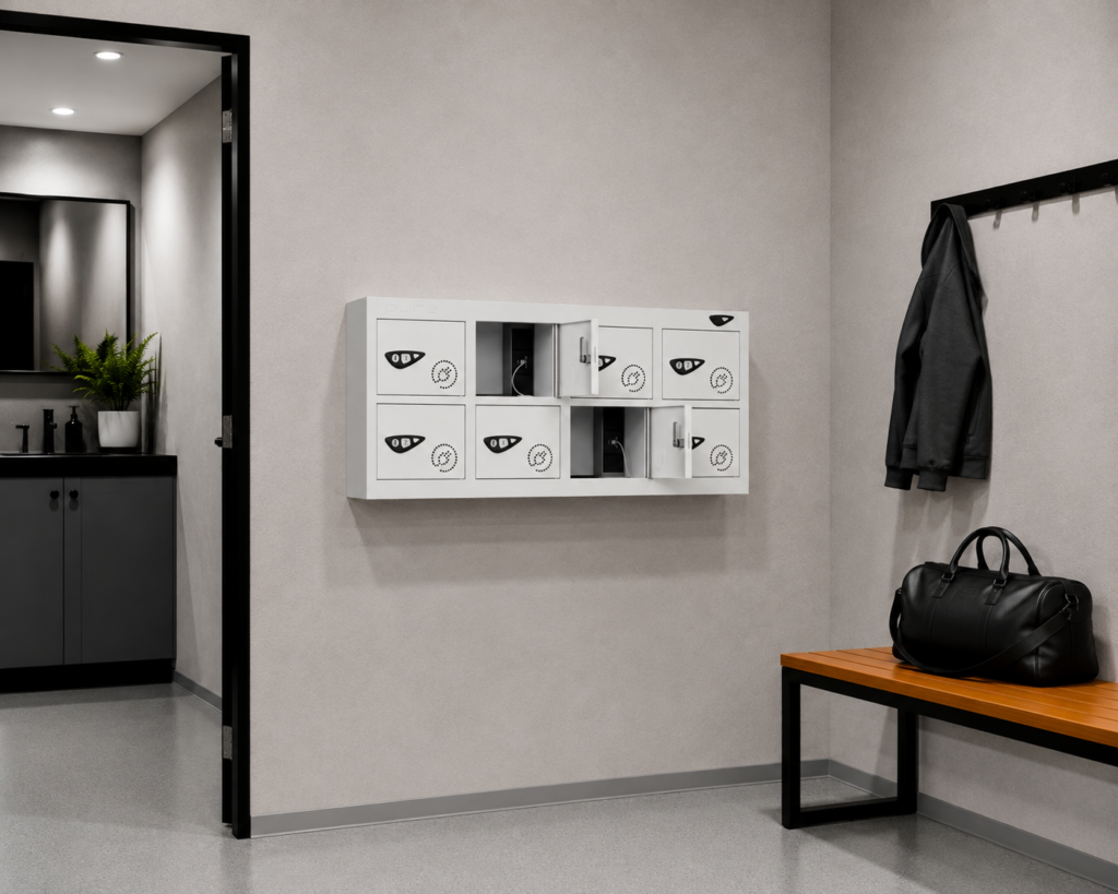 8 door phone charging lockers uk