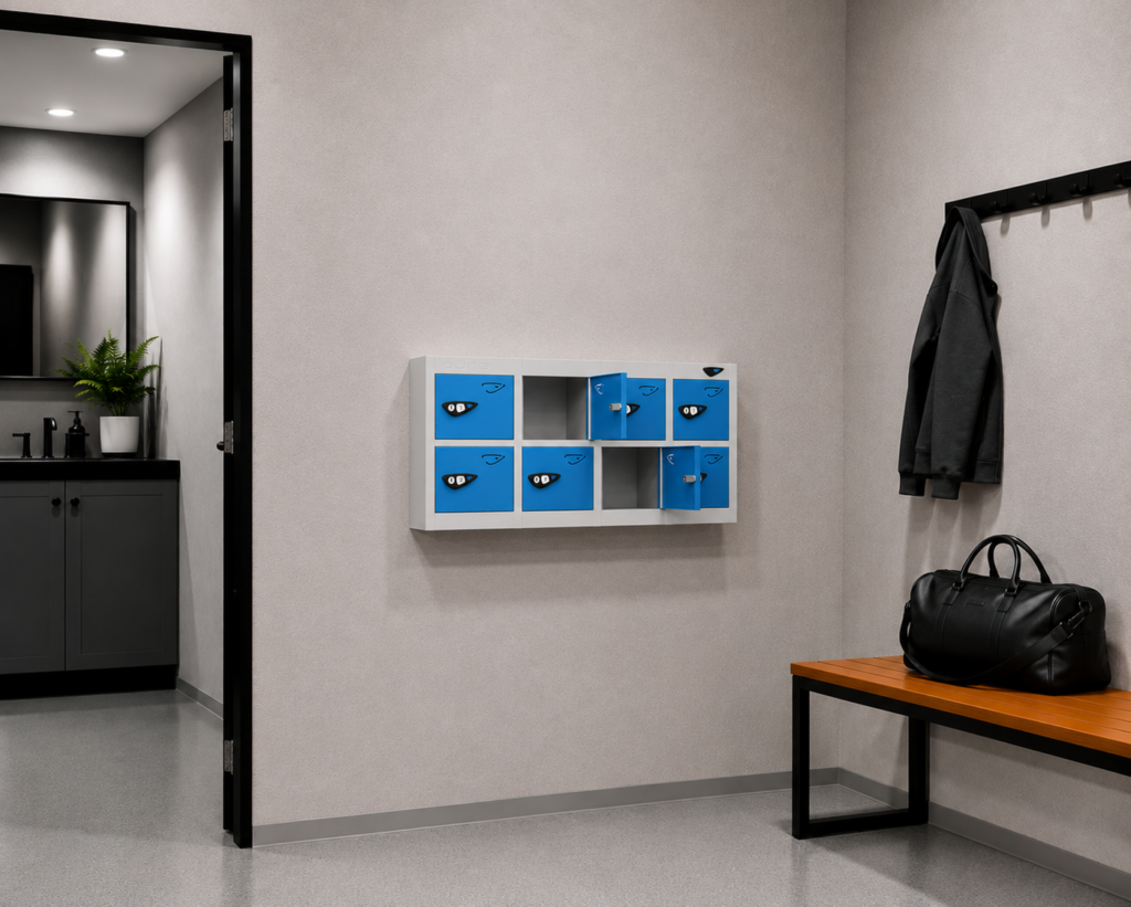 8 door phone lockers uk