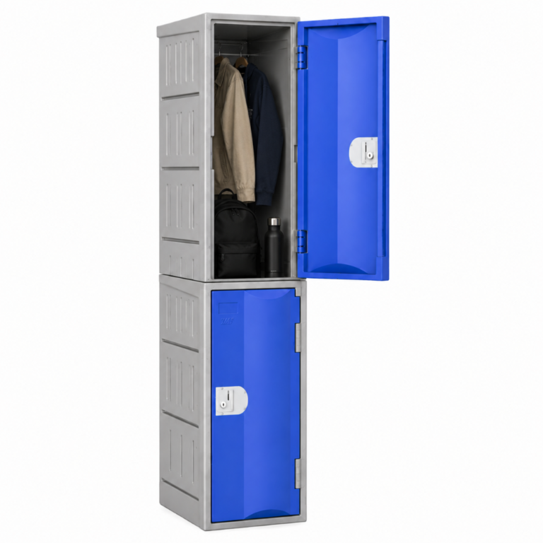 2 Door Heavy Duty Plastic Lockers