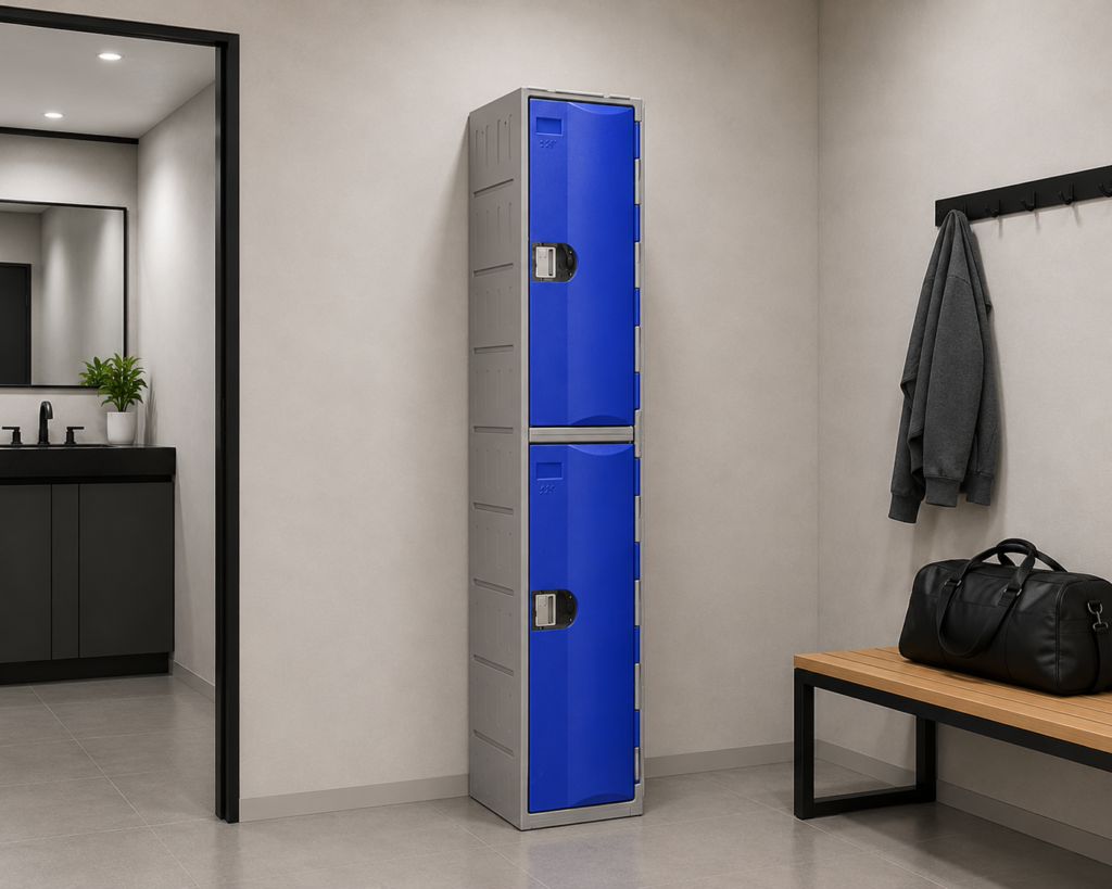 2 door heavy duty plastic lockers uk