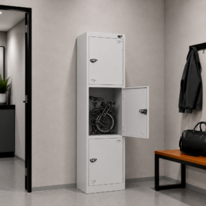folding bike lockers uk
